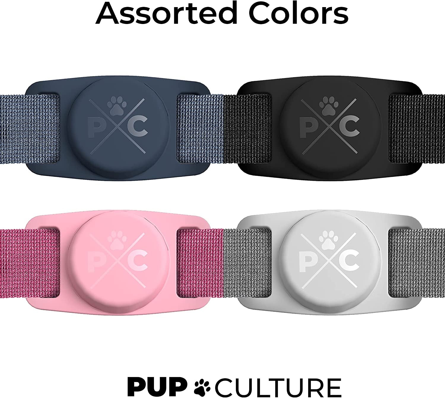 Airtag Dog Collar | Durable & Protective Dog Airtag Holder - Track Your Pet Using Apple Airtag Technology - Dog Collar Airtag Holder -For Dogs and Cats